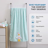 Fareto Baby 100% Cotton Super Soft Terry Towel (Pack Of 2) (L:100*B:50CM)(F222)