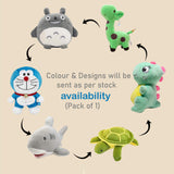 Fareto Premium Soft Toy Set of 1 – Adorable Giraffe, Doraemon, & Shark Plush toy – Perfect Baby & Kids Gift