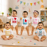 Fareto Baby Boy's & Baby Girl's T-Shirts | T-Shirt | Tees(Pack of 5)(F78)
