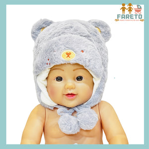 Fareto New Born Baby Super Warm Winter Wollen Cap (Pack of 1)(0-18 Months )Color: As Per The Availability