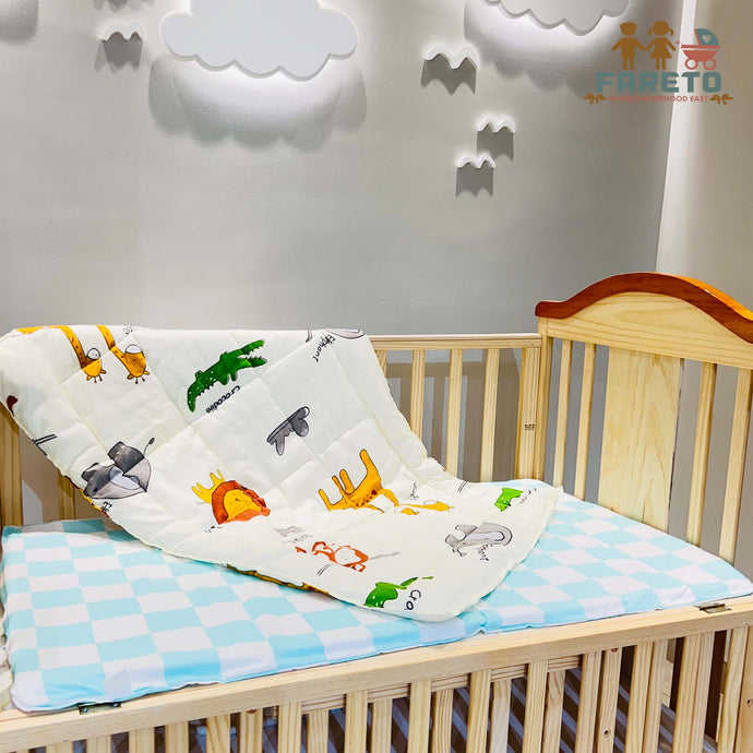 Fareto Baby Kids Super Soft Premium Quality Comforter 104*65 CM (0-12 Months)