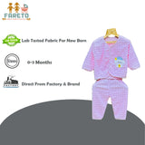 Fareto New Born Baby Winter Wear Clothing Set Pack Of 3 (0-3 Months)(Colors May Vary)