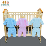 Fareto New Born Baby Winter Wear Clothing Set Pack Of 3 (0-3 Months)(Colors May Vary)