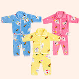 Fareto New Born Baby Winter Wear  Clothing Set Pack Of 3 (0-3 Months)(Colors May Vary)