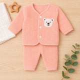 Fareto New Born Baby Winter Wear  Clothing Set Pack Of 3 (0-3 Months)(Colors May Vary)
