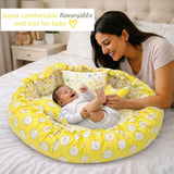 Fareto Complete Bedding Set essentials Combo For Baby (0-6 Months)(yellow ship)(F165)
