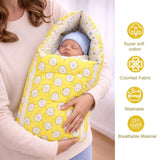 Fareto Complete Bedding Set essentials Combo For Baby (0-6 Months)(yellow ship)(F165)