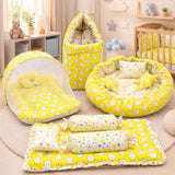 Fareto Complete Bedding Set essentials Combo For Baby (0-6 Months)(yellow ship)(F165)