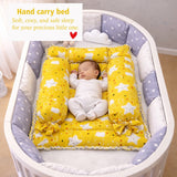 Fareto Complete Bedding Set essentials Combo For Baby (Cloud Yellow) (0-6 Months)(F103)
