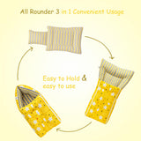 Fareto Complete Bedding Set essentials Combo For Baby (Cloud Yellow) (0-6 Months)