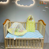 Fareto Complete Bedding Set essentials Combo For Baby (0-6 Months)(yellow ship)