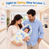 Fareto Premium Complete Baby Bedding Set Essentials Combo – Soft & Comfortable Bedding Kit For Newborns (0–6 Months)(F825)