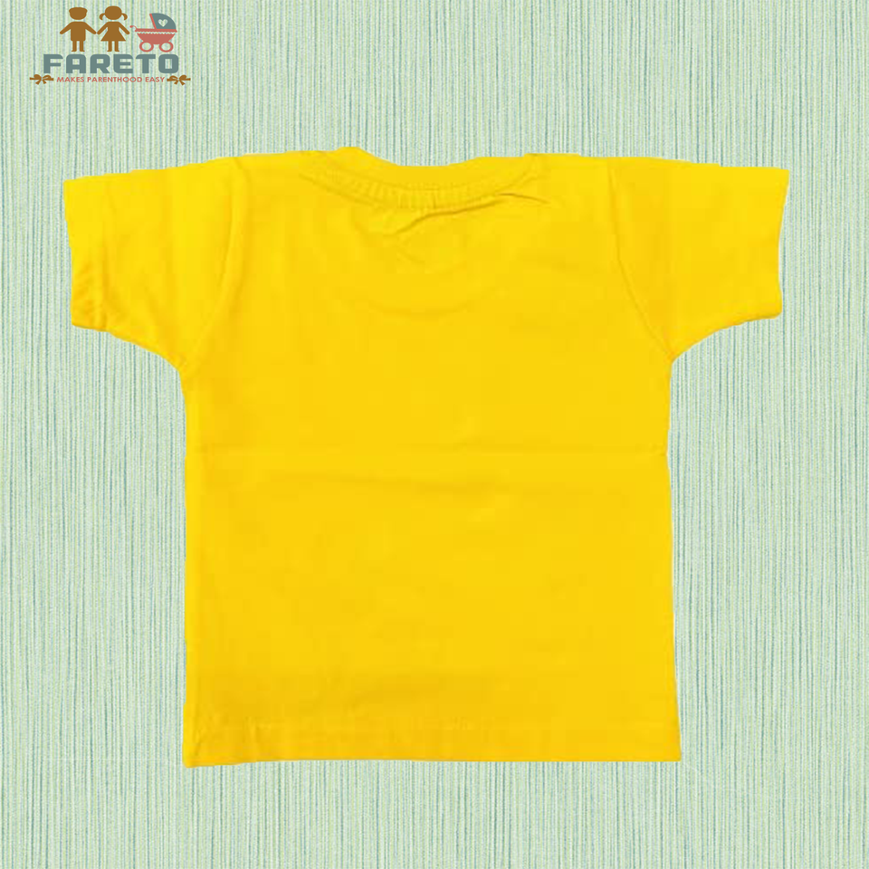 Fareto Baby's & Kid's 100% Cotton Half Sleeves T-Shirt(Pack of 3)