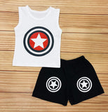 Infantbond Baby Boy's and Girl's Sleeveless T-Shirt and Short 100% Cotton Clothing Set