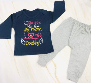 Fareto Baby's Cotton Blend, Cotton T-Shirt and Pants Set.