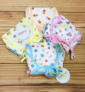 Fareto Baby Super Soft Cotton Single Layer Cloth Nappies(0-4 Months) (Pack of 6)