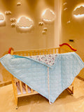 Fareto Baby & Kids Reversible Super Soft Blanket Cum Comforter(Blue Panda) (Size:132*112)(0-8 Years) FaretoBaby