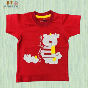 Fareto Baby's & Kid's 100% Cotton Half Sleeves T-Shirt(Pack of 3) FaretoBaby