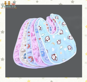 Fareto Baby Bibs Gift Pack | Waterproof | Washable | Double Layer | Pack of 6(0-6 Months)