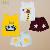 Fareto Baby Boy's and Girl's Cut Sleeve T-Shirt and Short Combo 100% Cotton Clothing Set