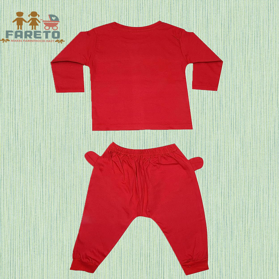 Fareto Baby's Cotton Blend, Cotton T-Shirt and Pants Set.